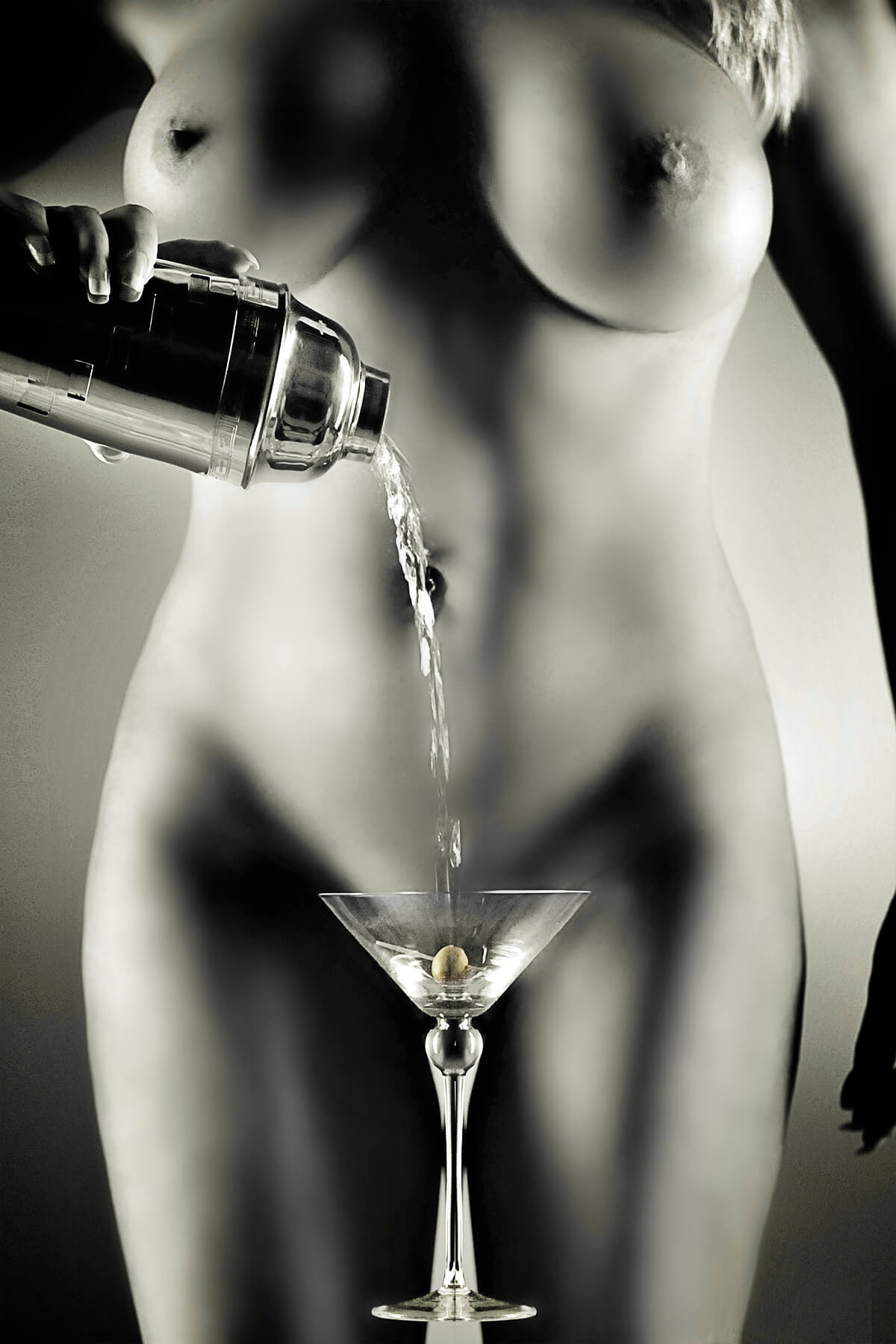 Dry — minimalist nude study in shadow and texture, fine art photograph by Alex Manfredini