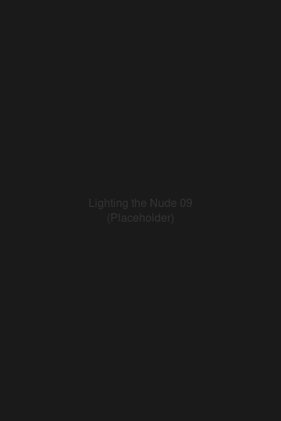 Lighting the Nude IX — narrow strip light isolating gesture and movement, dramatic studio photograph