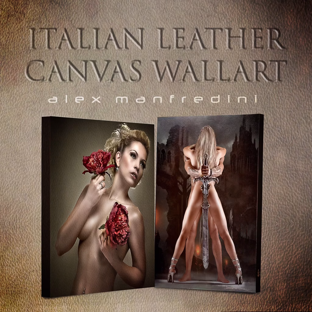 italian-leather fine art print