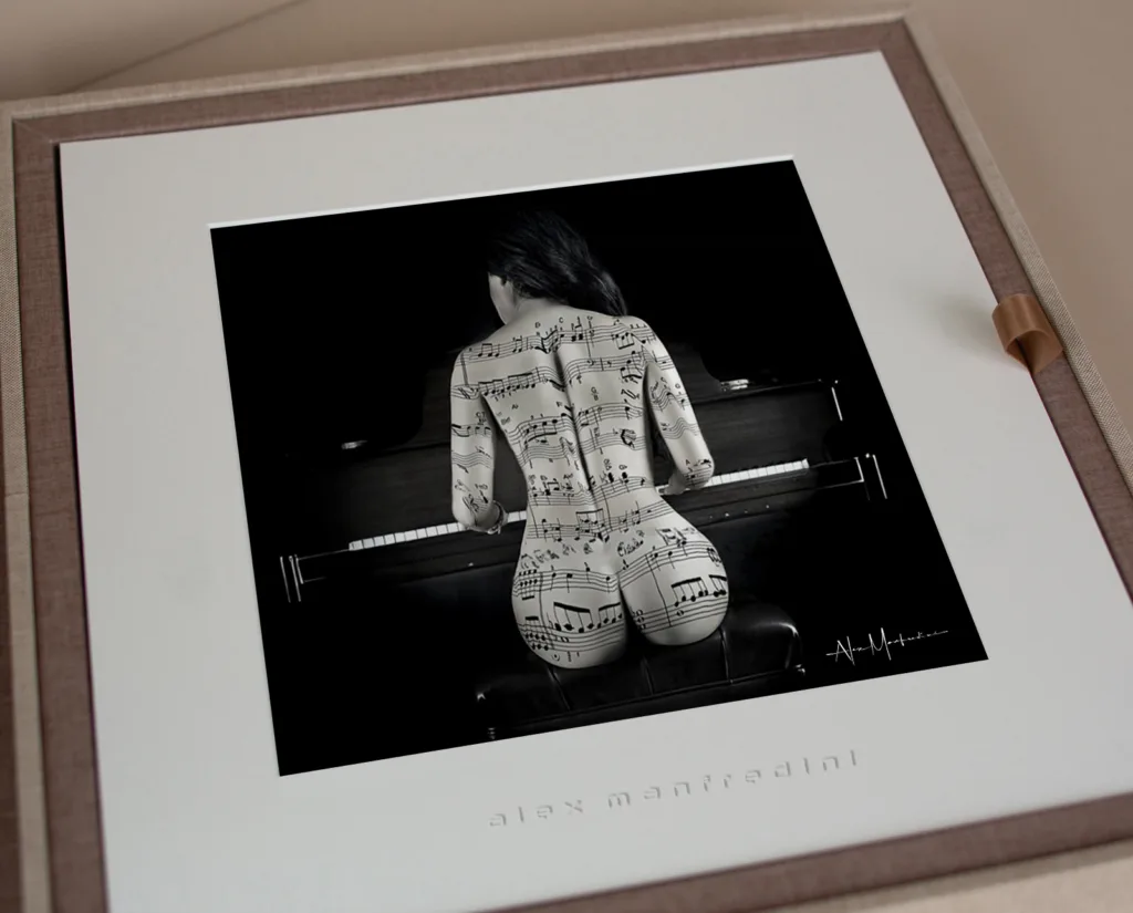 SIgnature embossed on Erotic Fine Art Prints